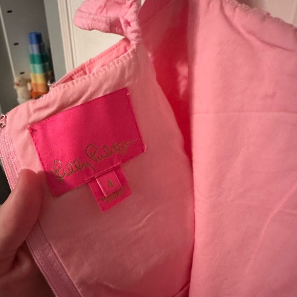 Lilly Pulitzer Pink Ruffle Zoya Romper - Picture 3 of 3